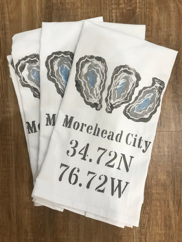 Morehead City Oyster Towel