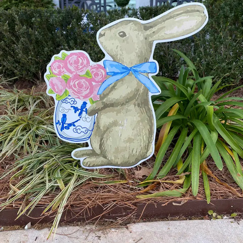 Bunny with Flower Pot