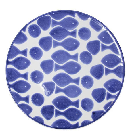 Santorini Fish Dinner Plate