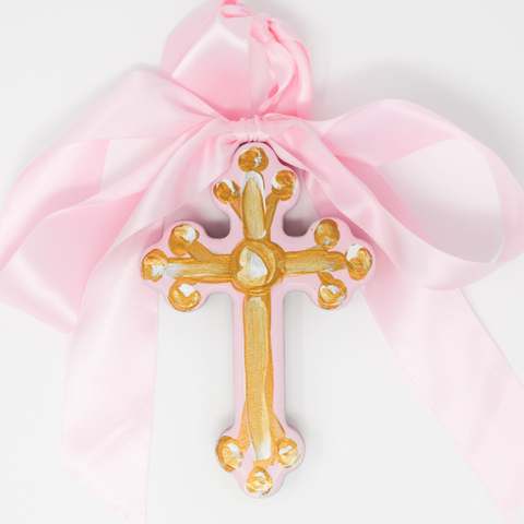 Pink Wooden Cross