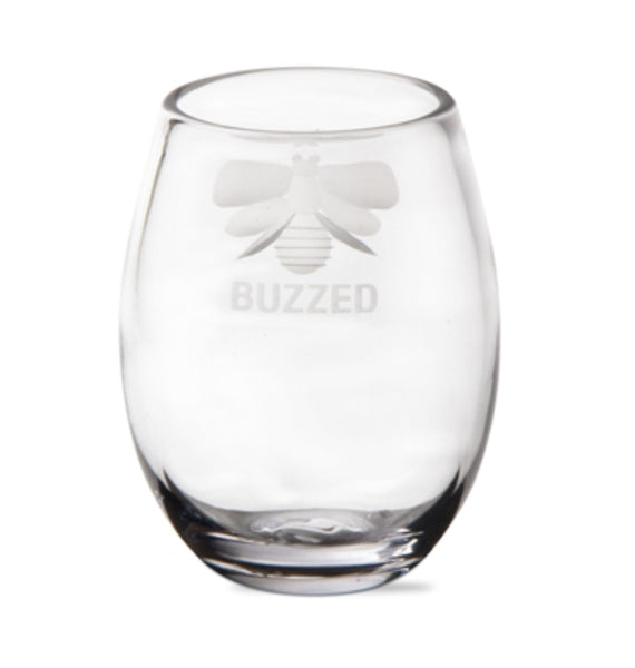 Buzzed Wine Glass